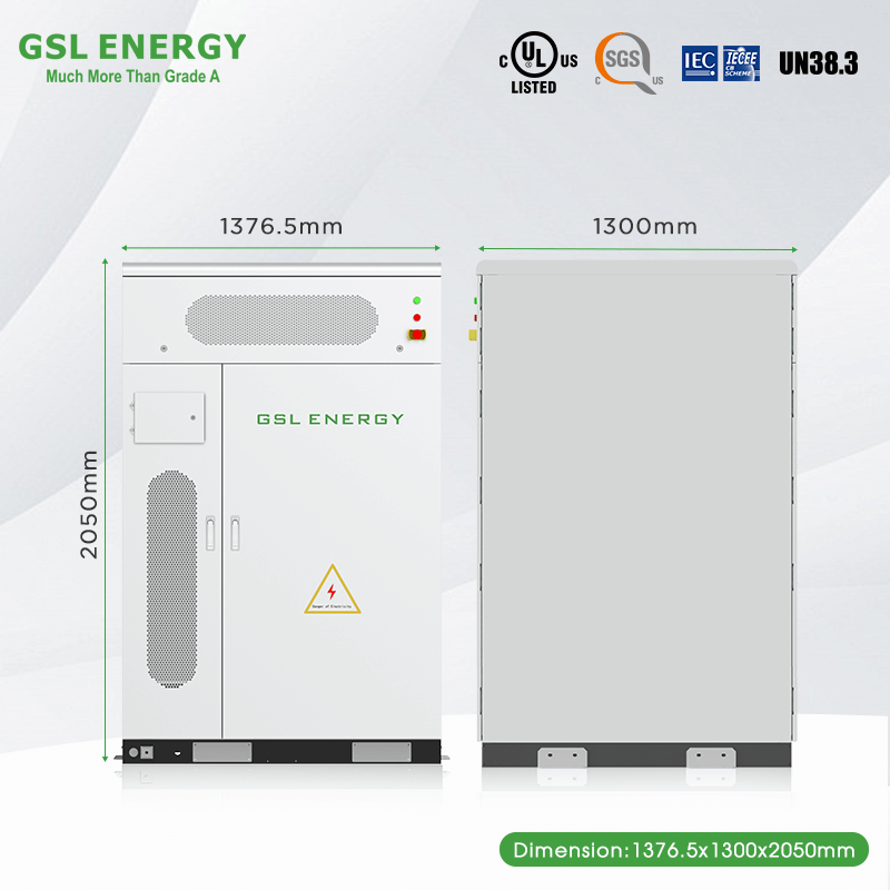 GSページ 125kW 232.9kWh Liquid-Cooled AC Coupled Energy Storage System